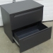 Herman Miller Grey 2 Drawer 30 in. Lateral File Cabinet, Locking